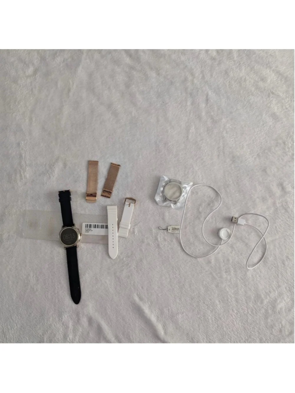 Fossil Julianna HR Rose Gold Black Smartwatch